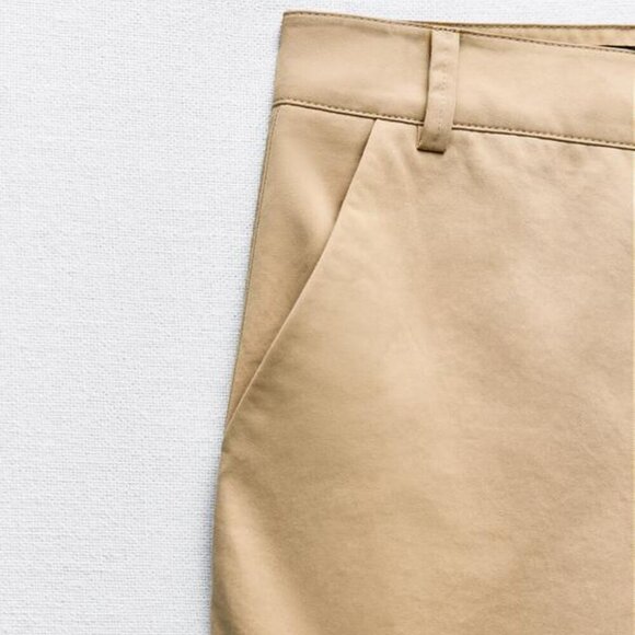 Zara FULL LENGTH STRAIGHT LEG PANTS - Picture 5 of 6